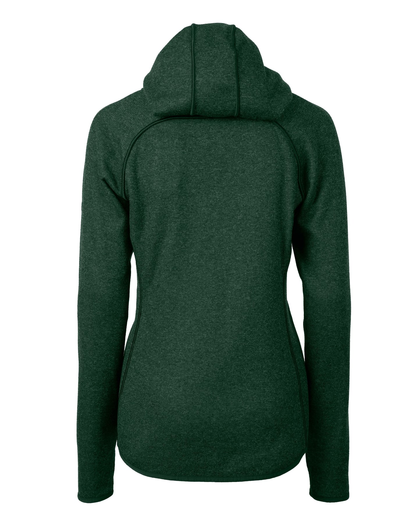 Cutter & Buck Women's Mainsail Sweater-Knit Full Zip Hooded Jacket