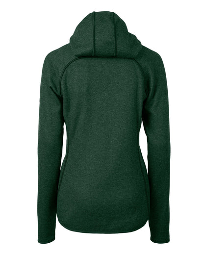 Cutter & Buck Women's Mainsail Sweater-Knit Full Zip Hooded Jacket