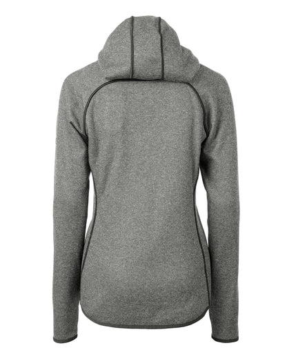 Cutter & Buck Women's Mainsail Sweater-Knit Full Zip Hooded Jacket