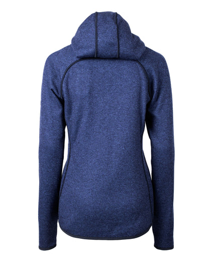 Cutter & Buck Women's Mainsail Sweater-Knit Full Zip Hooded Jacket
