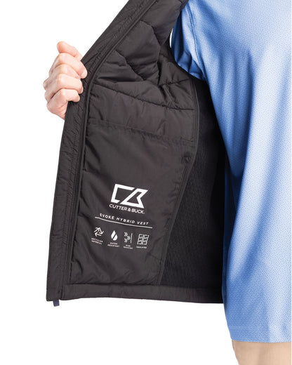 Cutter & Buck Men's Evoke Hybrid Full Zip Vest