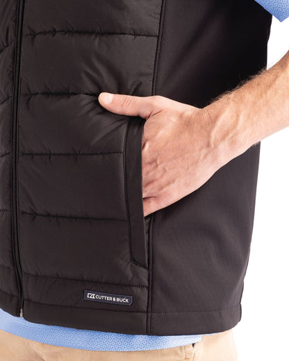 Cutter & Buck Men's Evoke Hybrid Full Zip Vest