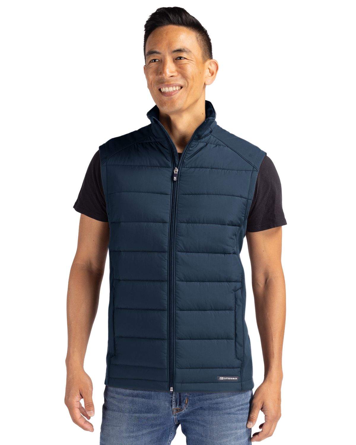 Cutter & Buck Men's Evoke Hybrid Full Zip Vest