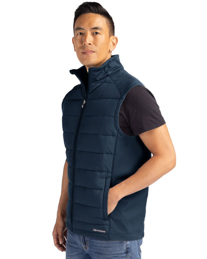 Cutter & Buck Men's Evoke Hybrid Full Zip Vest