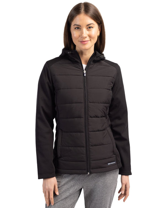 Cutter & Buck Women's Evoke Hybrid Full Zip Jacket