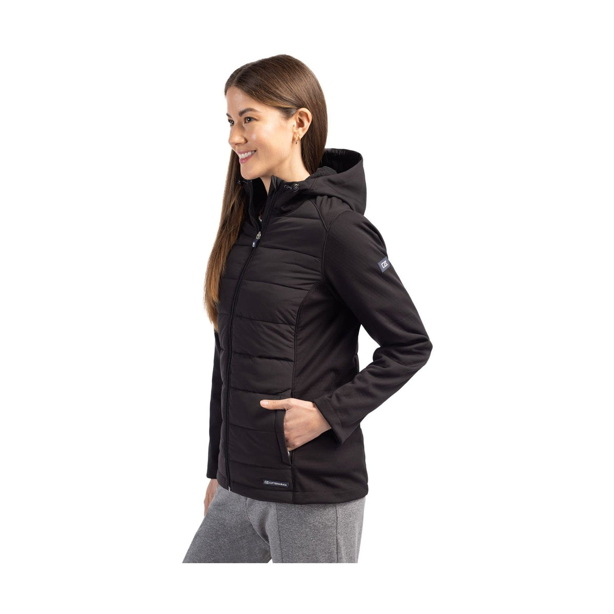 Cutter & Buck Women's Evoke Hybrid Full Zip Jacket