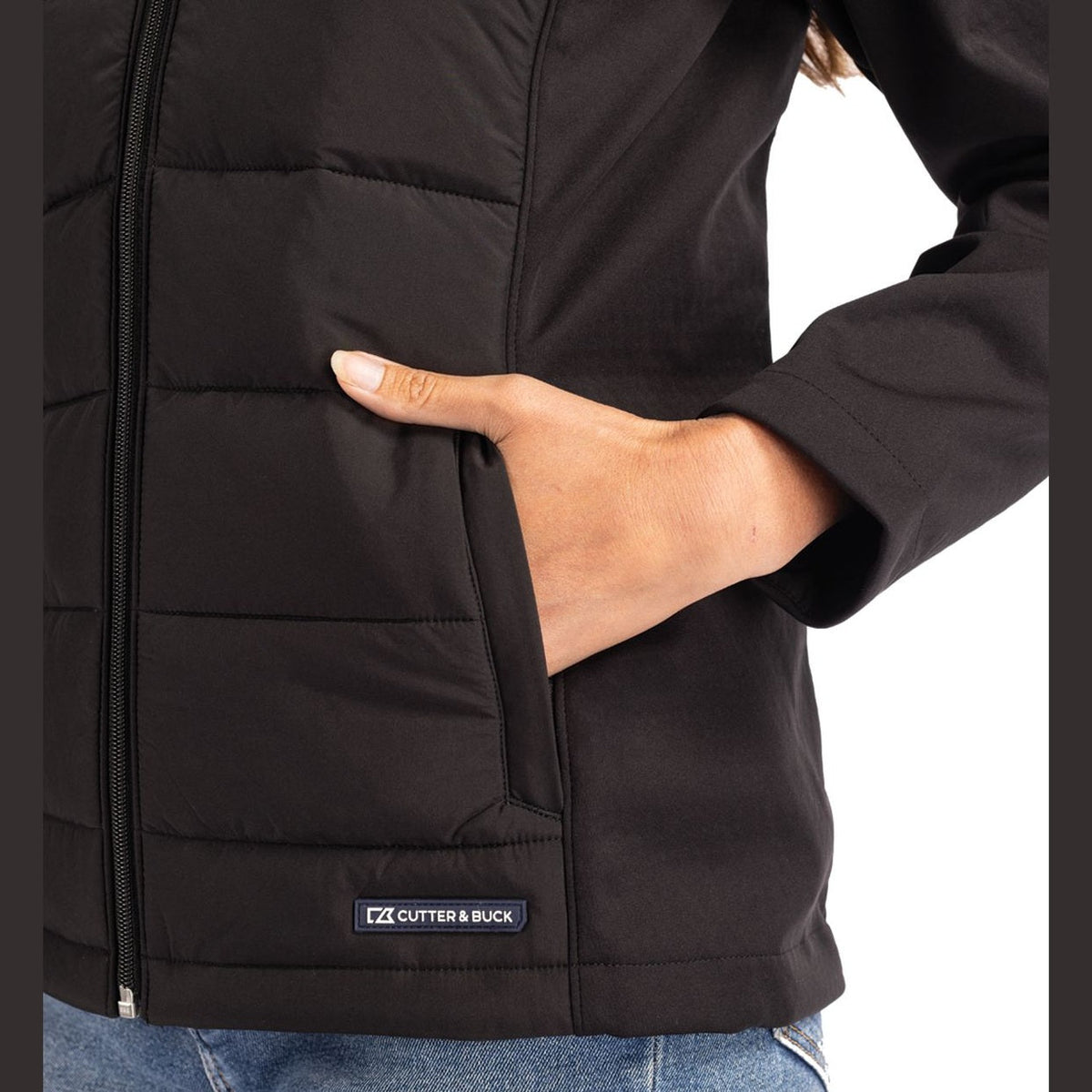 Cutter & Buck Women's Evoke Hybrid Full Zip Jacket