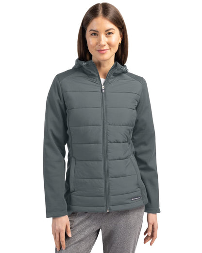 Cutter & Buck Women's Evoke Hybrid Full Zip Jacket