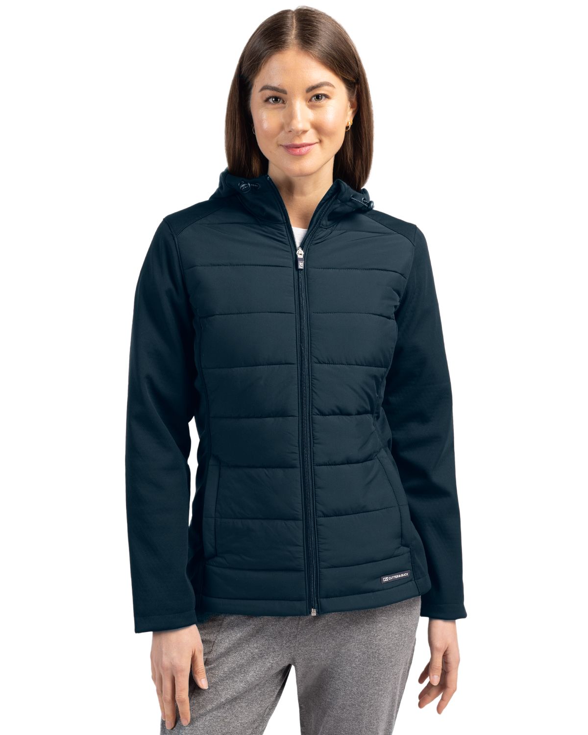 Cutter & Buck Women's Evoke Hybrid Full Zip Jacket