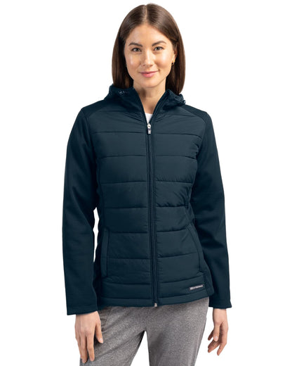 Cutter & Buck Women's Evoke Hybrid Full Zip Jacket