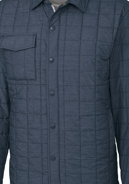 Cutter & Buck Men's Rainier Recycled Insulated Puffer Full Zip Shirt Jacket