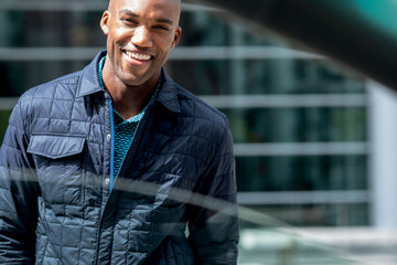 Cutter & Buck Men's Rainier Recycled Insulated Puffer Full Zip Shirt Jacket