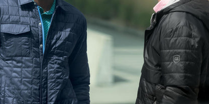 Cutter & Buck Men's Rainier Recycled Insulated Puffer Full Zip Shirt Jacket