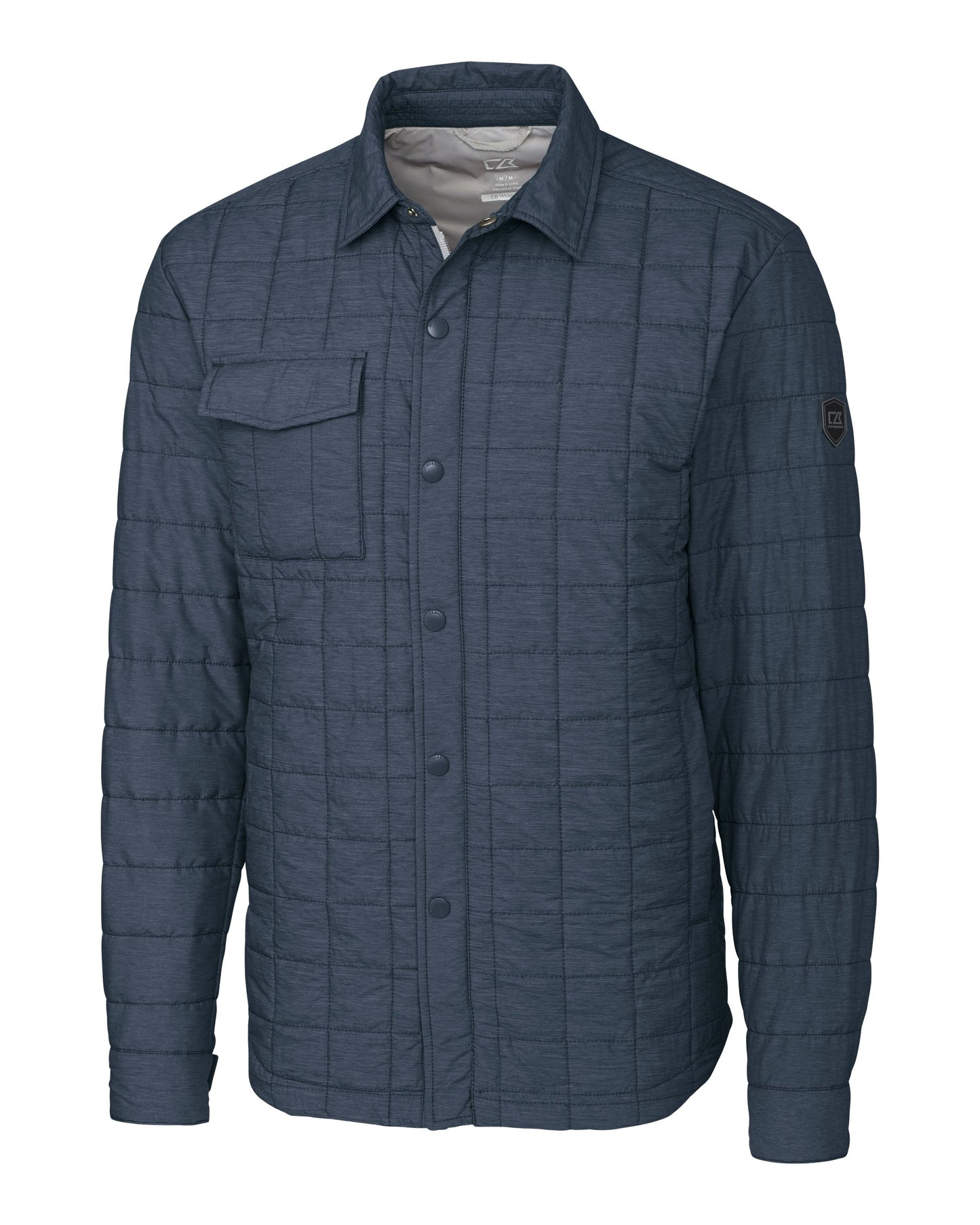 Cutter & Buck Men's Rainier Big & Tall Full Zip Shirt Jacket