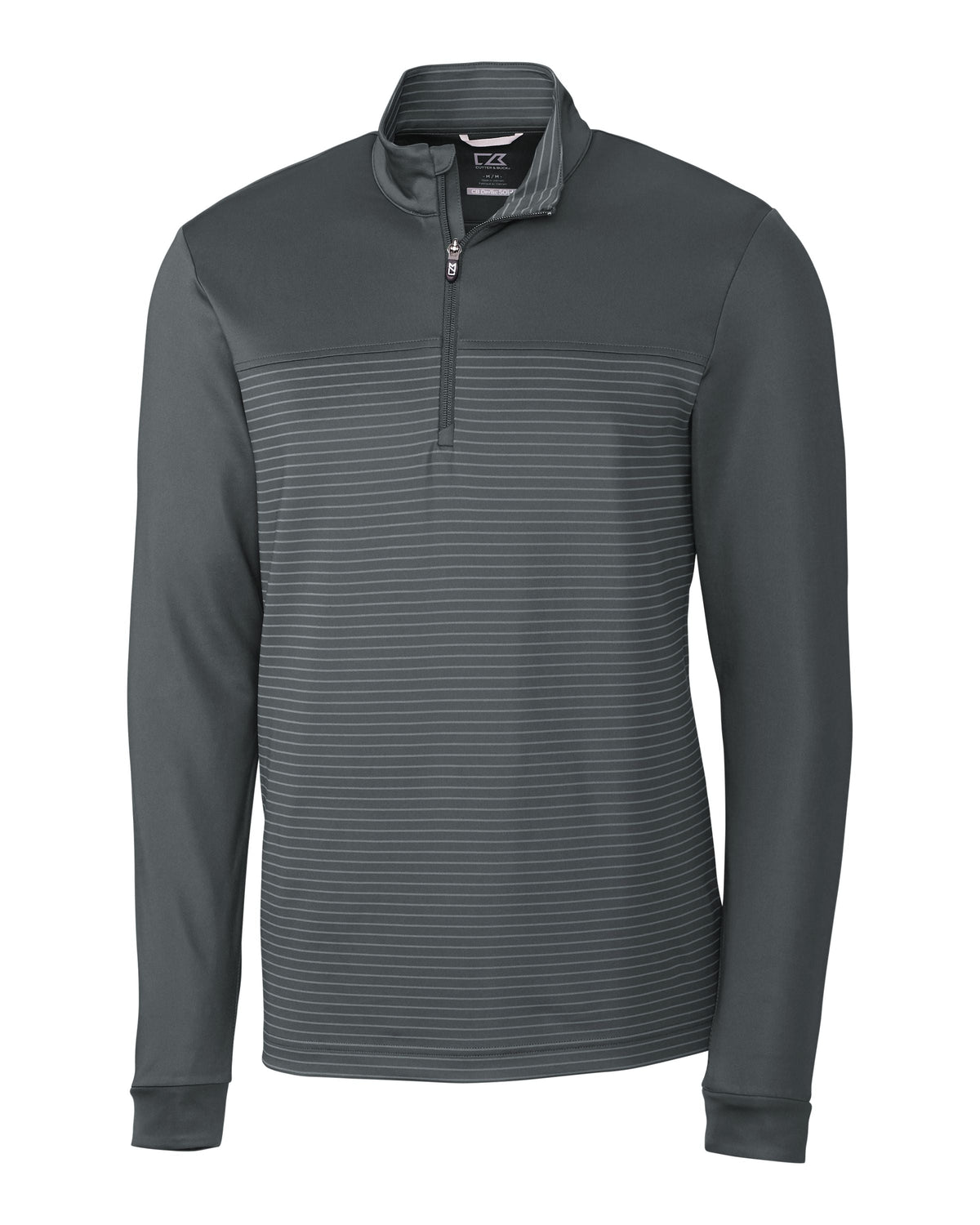 Cutter & Buck Men's Traverse Stripe Quarter Zip Pullover-1