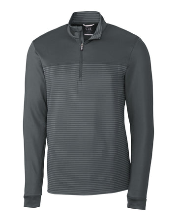 Cutter & Buck Men's Traverse Stripe Quarter Zip Pullover-1