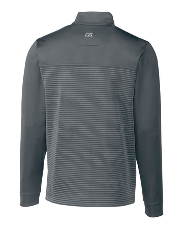 Cutter & Buck Men's Traverse Stripe Quarter Zip Pullover