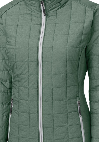 Cutter & Buck Women's Rainier Recycled Insulated Puffer Full Zip Jacket