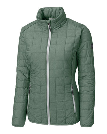 Cutter & Buck Women's Rainier Recycled Insulated Puffer Full Zip Jacket