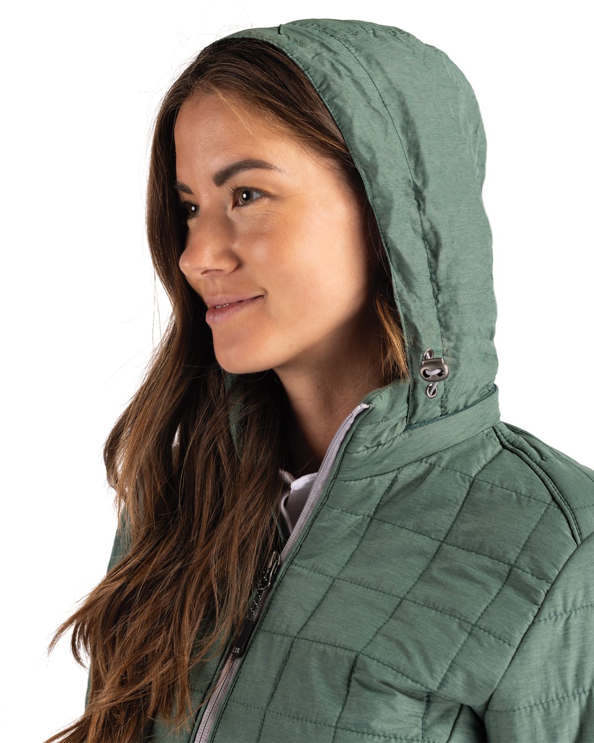 Cutter & Buck Women's Rainier Recycled Insulated Puffer Full Zip Jacket