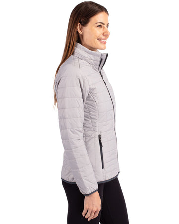 Cutter & Buck Women's Rainier Recycled Insulated Puffer Full Zip Jacket