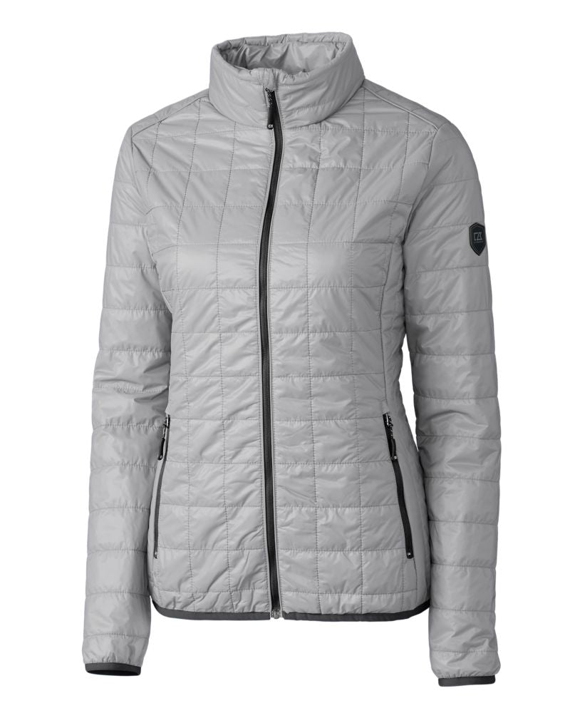 Cutter & Buck Women's Rainier Recycled Insulated Puffer Full Zip Jacket