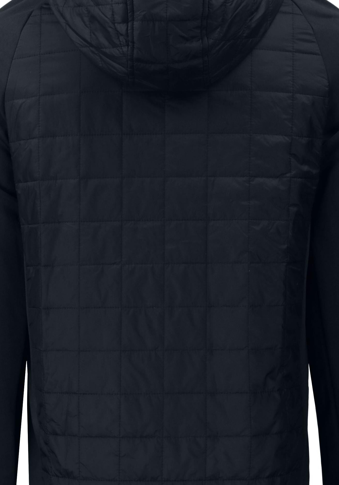 Cutter & Buck Men's Rainier Recycled Insulated Hybrid Puffer Full Zip Jacket