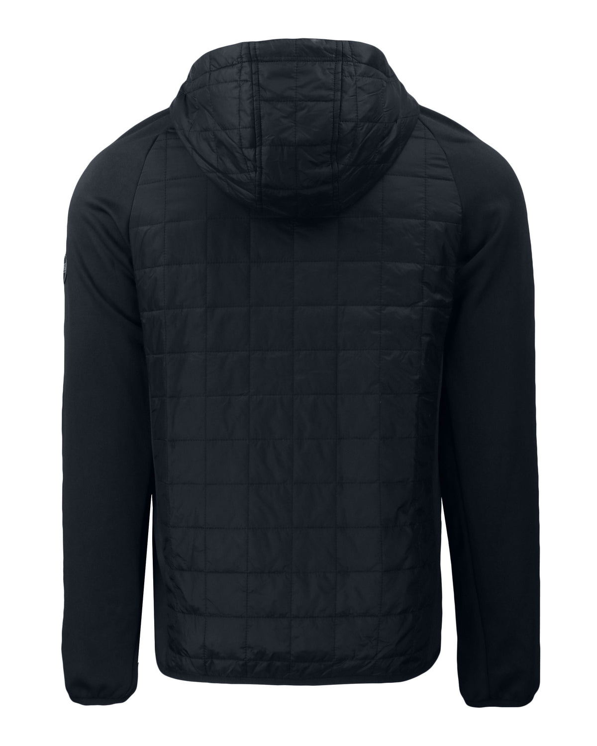 Cutter & Buck Men's Rainier Recycled Insulated Hybrid Puffer Full Zip Jacket