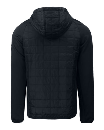 Cutter & Buck Men's Rainier Recycled Insulated Hybrid Puffer Full Zip Jacket