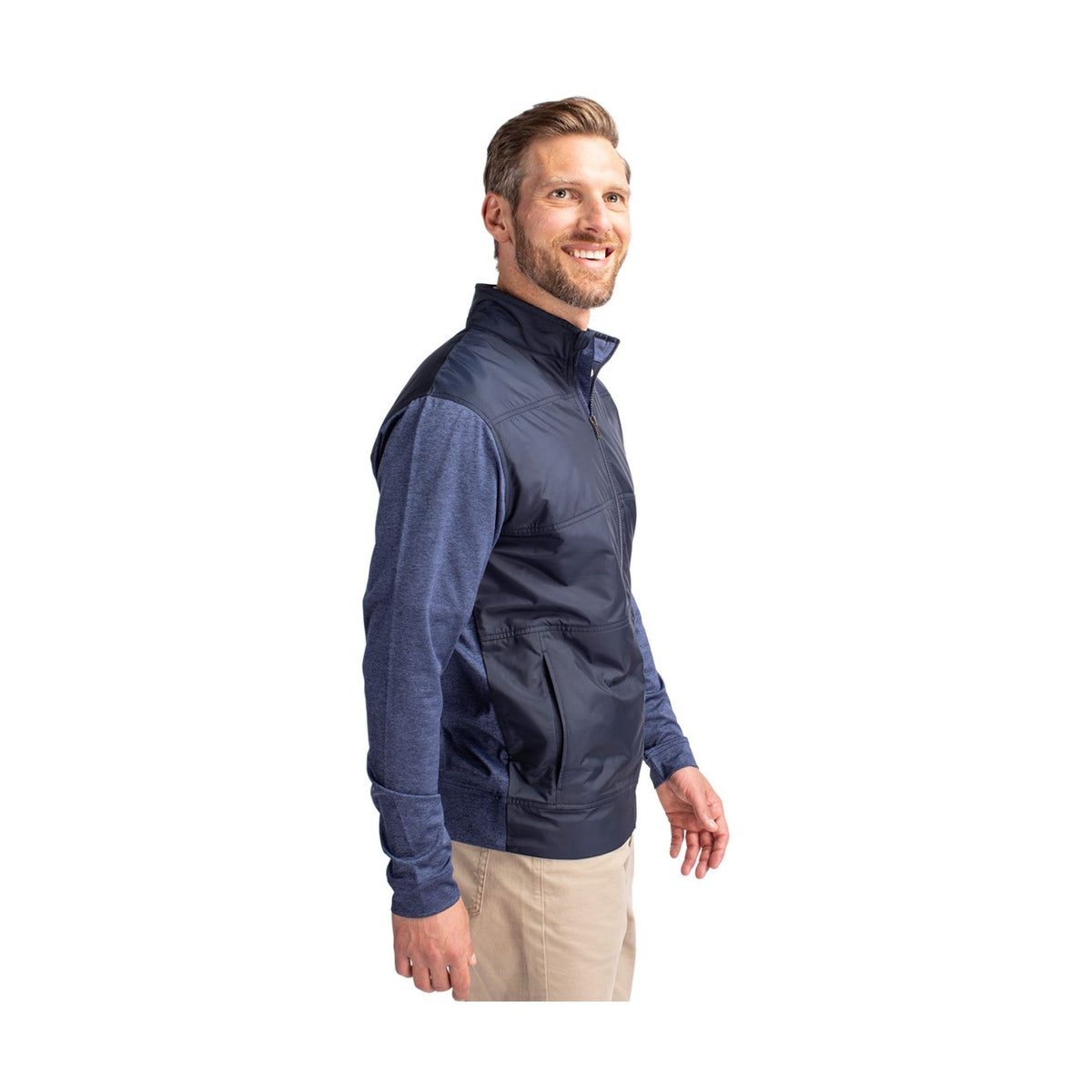 Cutter & Buck Men's Stealth Big & Tall Windbreaker Jacket
