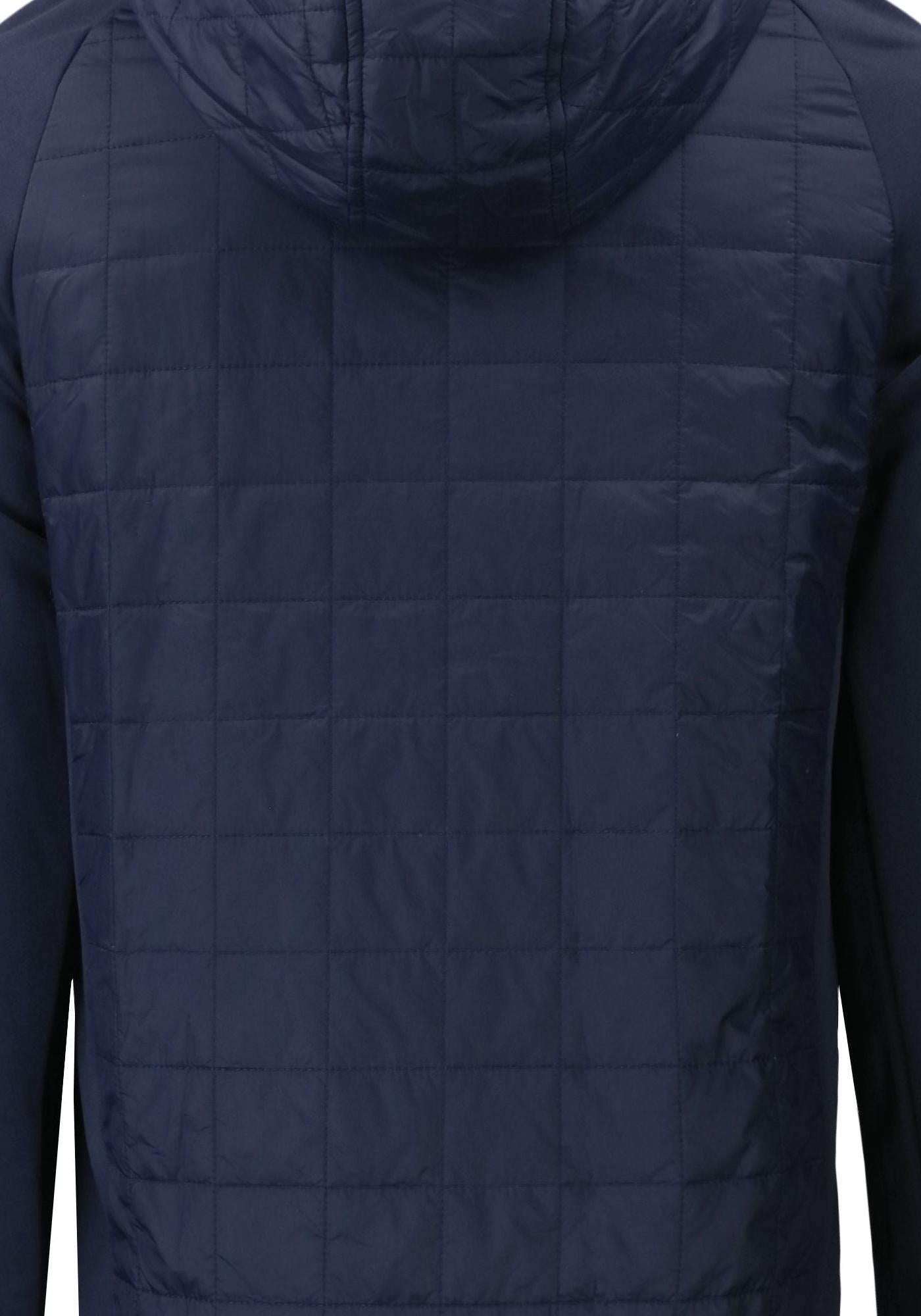 Cutter & Buck Men's Rainier Recycled Insulated Hybrid Puffer Full Zip Jacket
