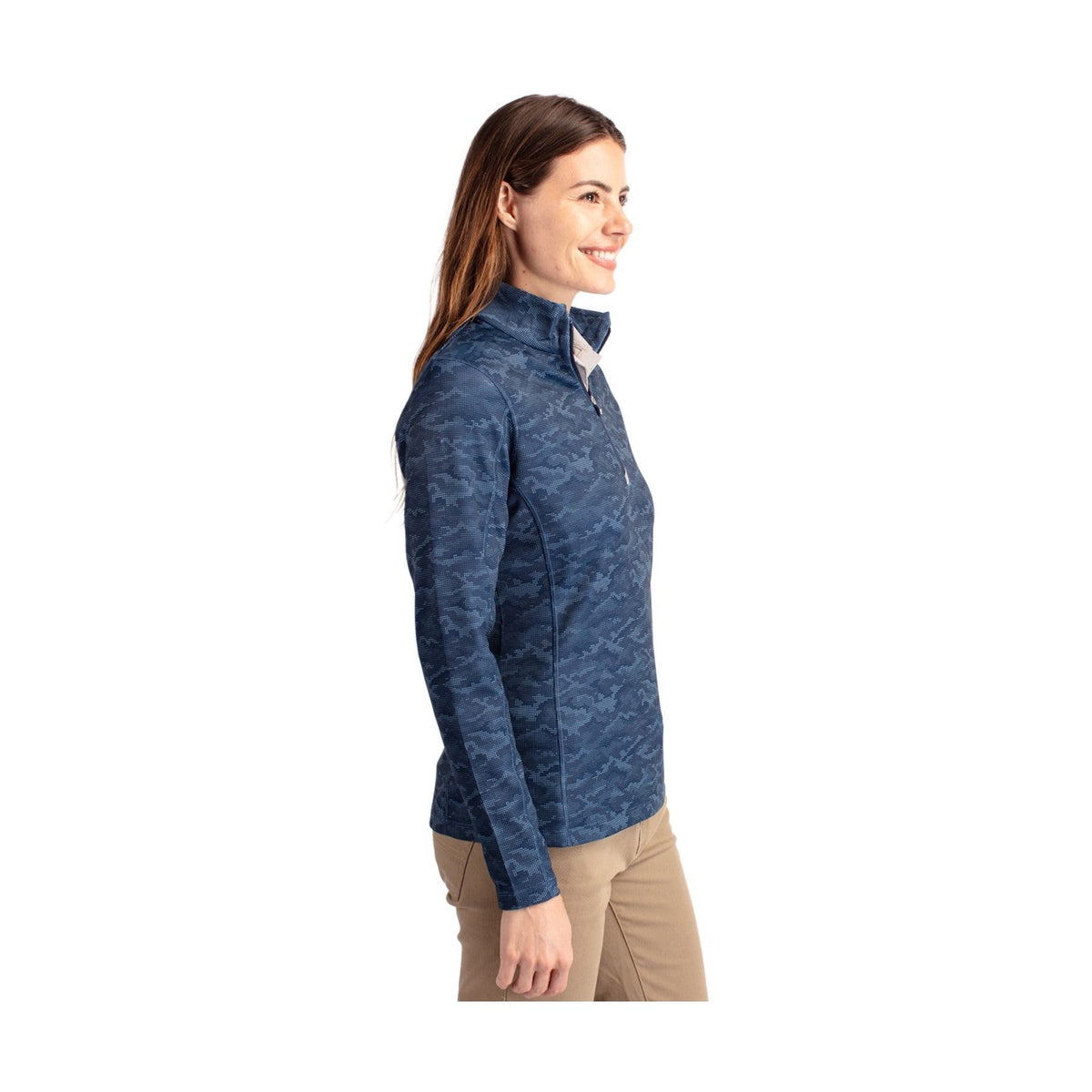 Cutter & Buck Women's Traverse Quarter Zip Pullover