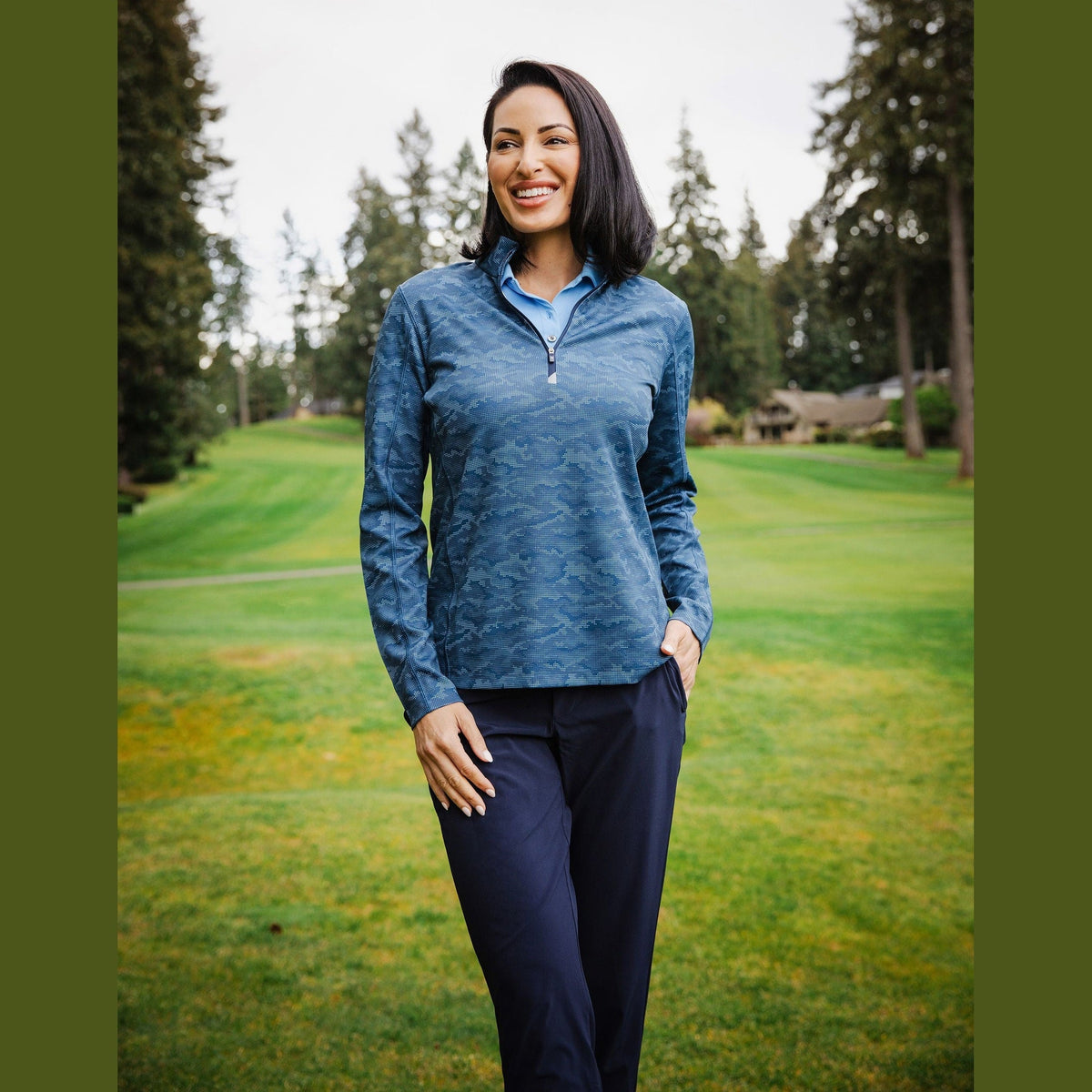 Cutter & Buck Women's Traverse Quarter Zip Pullover