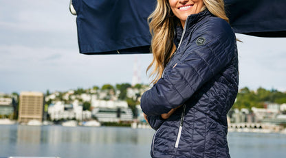 Cutter & Buck Women's Rainier Recycled Insulated Puffer Full Zip Jacket