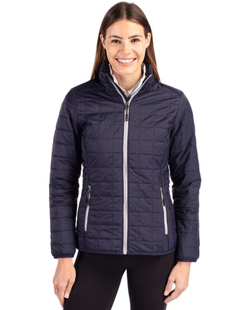 Cutter & Buck Women's Rainier Recycled Insulated Puffer Full Zip Jacket