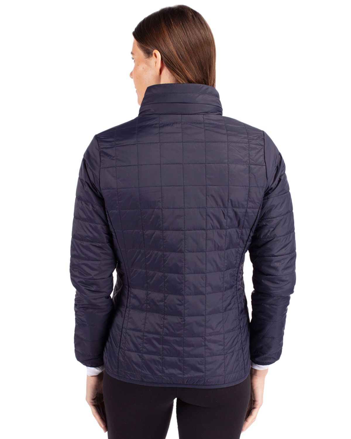 Cutter & Buck Women's Rainier Recycled Insulated Puffer Full Zip Jacket
