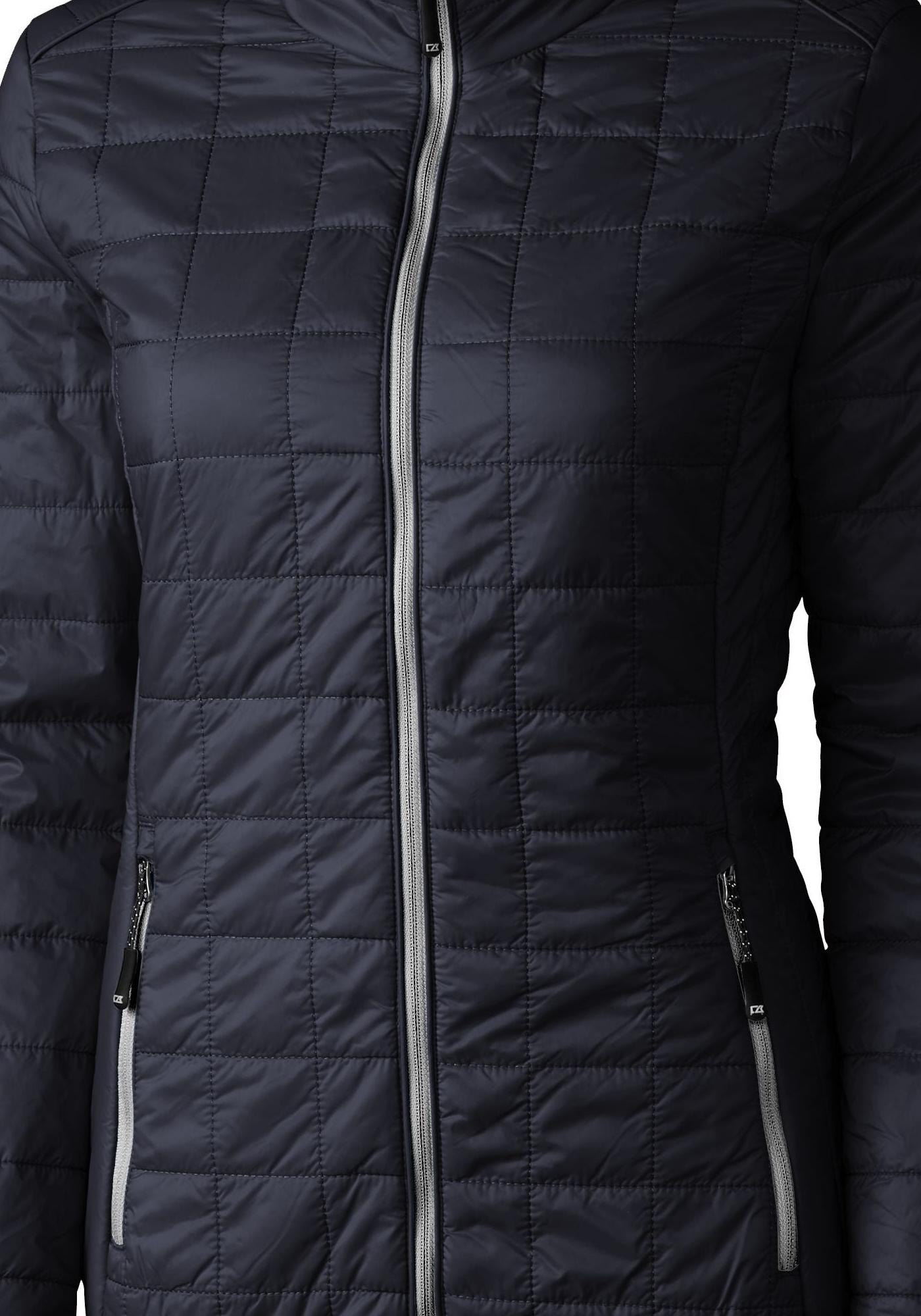 Cutter & Buck Women's Rainier Recycled Insulated Puffer Full Zip Jacket