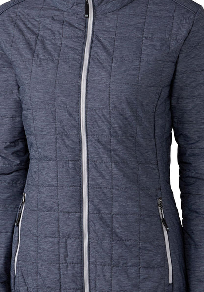 Cutter & Buck Women's Rainier Recycled Insulated Puffer Full Zip Jacket