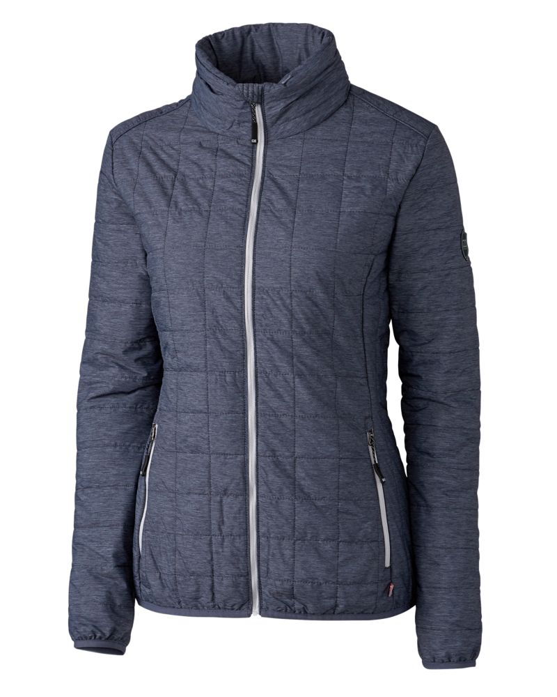 Cutter & Buck Women's Rainier Recycled Insulated Puffer Full Zip Jacket