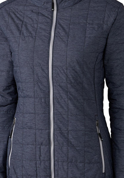 Cutter & Buck Women's Rainier Recycled Insulated Puffer Full Zip Jacket