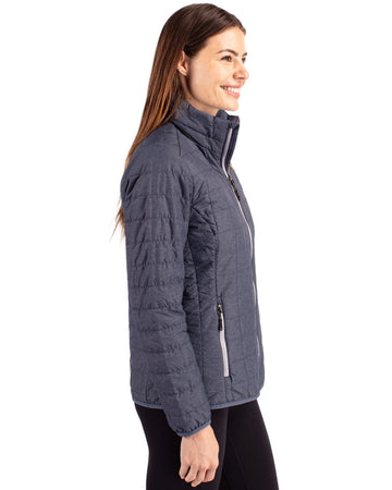 Cutter & Buck Women's Rainier Recycled Insulated Puffer Full Zip Jacket