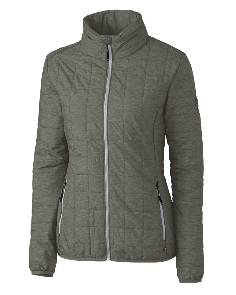 Cutter & Buck Women's Rainier Recycled Insulated Puffer Full Zip Jacket