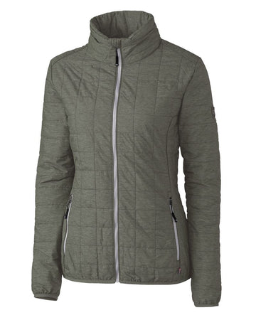 Cutter & Buck Women's Rainier Recycled Insulated Puffer Full Zip Jacket