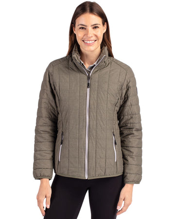 Cutter & Buck Women's Rainier Recycled Insulated Puffer Full Zip Jacket