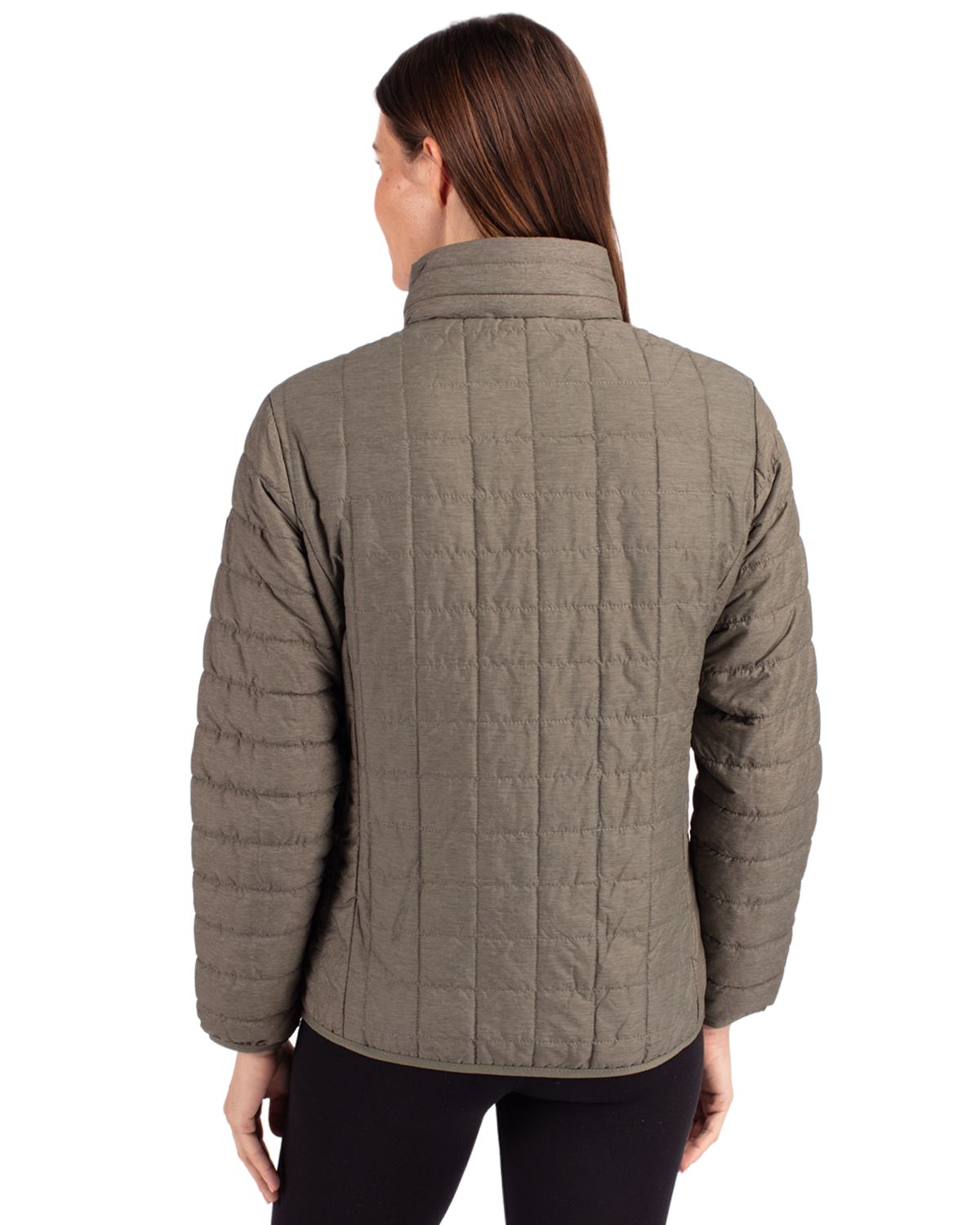 Cutter & Buck Women's Rainier Recycled Insulated Puffer Full Zip Jacket