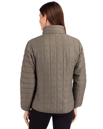 Cutter & Buck Women's Rainier Recycled Insulated Puffer Full Zip Jacket