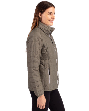 Cutter & Buck Women's Rainier Recycled Insulated Puffer Full Zip Jacket