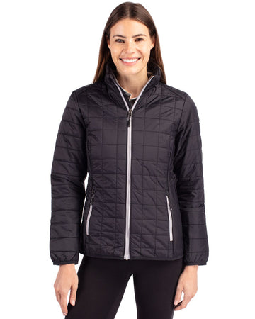 Cutter & Buck Women's Rainier Recycled Insulated Puffer Full Zip Jacket