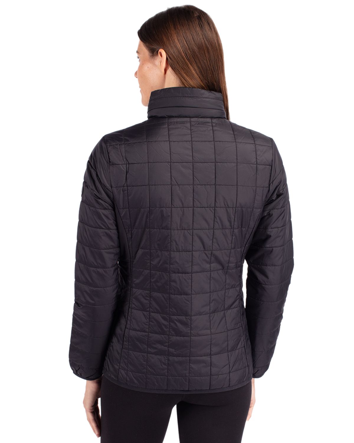 Cutter & Buck Women's Rainier Recycled Insulated Puffer Full Zip Jacket