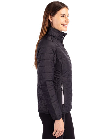 Cutter & Buck Women's Rainier Recycled Insulated Puffer Full Zip Jacket